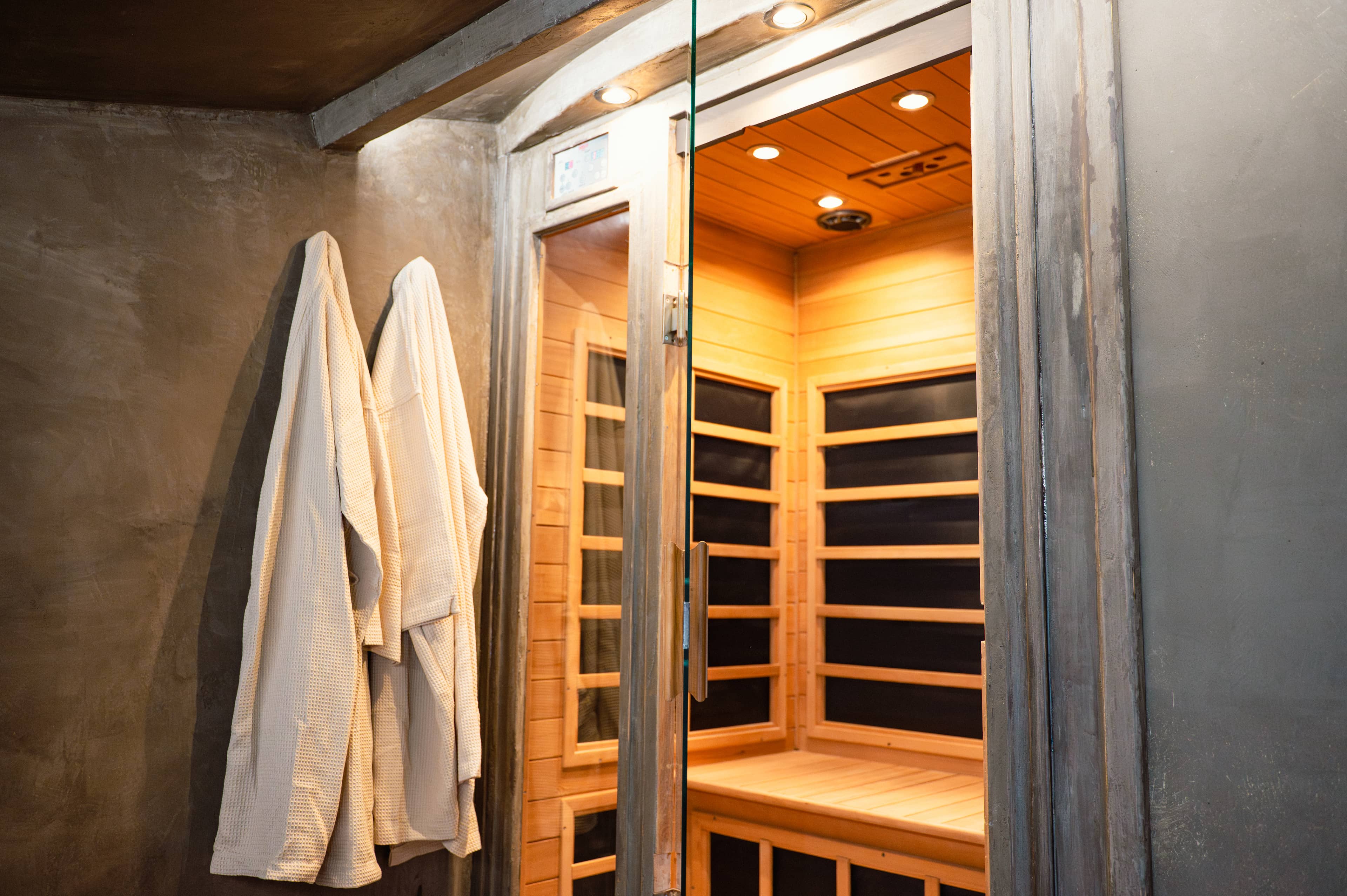 Sauna privatif de Suite Moon